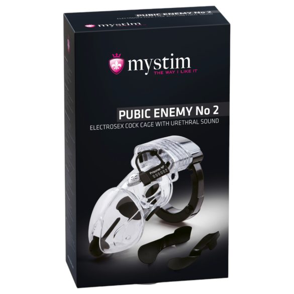 mystim Pubic Enemy No 2 - elektro dzimumlocekļa būri