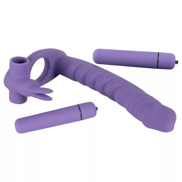 You2Toys - anālais vibrators 3 vienā, violets