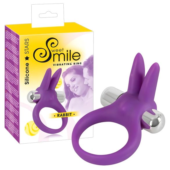 SMILE Zaķēns - vibrējošs dzimumlocekļa gredzens (violets)