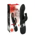 SMILE vibrators ar 2 motoriem USB uzlāde melns