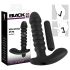 Melns samtainais vibrators - vidējs (melns)