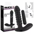 Black Velvets vibrators ar rievojumu vidējs melns