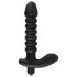 Melns samtainais vibrators - vidējs (melns)