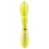 Jülie - klitora vibrators ar roku (dzeltens-zaļš)