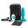 b-Vibe - rotējošs lodīšu anālais vibrators (tirkīzs)