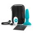 b-Vibe - rotējošs lodīšu anālais vibrators (tirkīzs)
