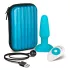 b-Vibe - anālais vibrators ar rotējošām pērlītēm, uzlādējams, tirkīza