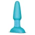 b-Vibe - anālais vibrators ar rotējošām pērlītēm, uzlādējams, tirkīza