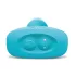 b-Vibe - anālais vibrators ar rotējošām pērlītēm, uzlādējams, tirkīza