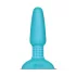 b-Vibe - anālais vibrators ar rotējošām pērlītēm, uzlādējams, tirkīza