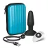 b-Vibe - rotējošs pērlīšu akumulatora anālais vibrators (melns)