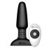 b-Vibe - rotējošs anālais vibrators ar pērlēm (melns)
