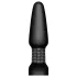 b-Vibe - rotējošs pērlīšu akumulatora anālais vibrators (melns)