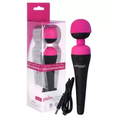PalmPower masāžas vibrators uzlādējams rozā melns