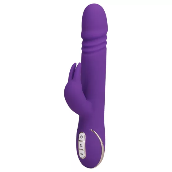 Vibe Couture Rabbit Skater - truša, stūmošais vibrators (violets)