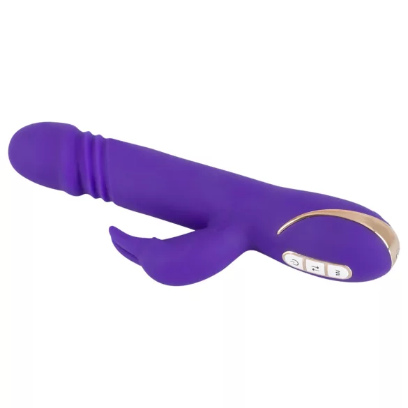 Vibe Couture Rabbit Skater - truša, stūmošais vibrators (violets)