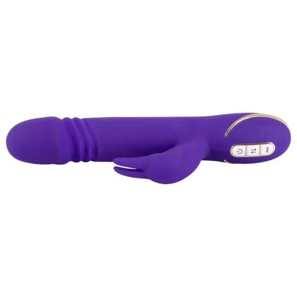 Vibe Couture Rabbit Skater - truša, stūmošais vibrators (violets)
