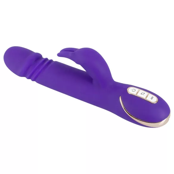 Vibe Couture Rabbit Skater - truša, stūmošais vibrators (violets)