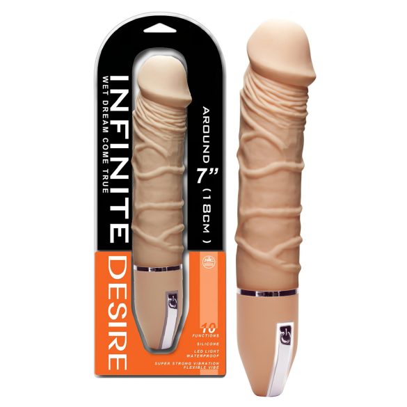 Infinite Desire - 10 ritmu silikona vibrators (dabisks)