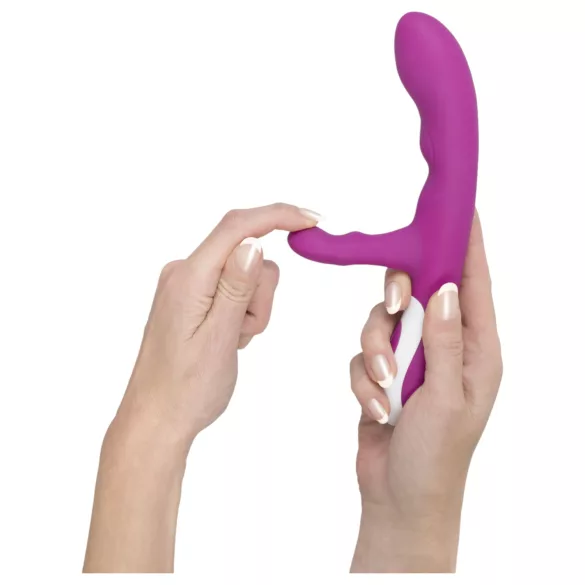 Javida - klitora vibrators ar sildīšanu rozā