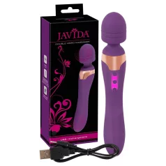 Javida Double - vibrators masāžai dubultais violets