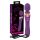 Javida Double - masāžas vibrators (violets)