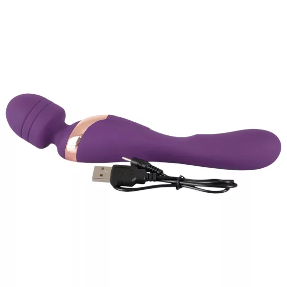 Javida Double - vibrators masāžai dubultais violets
