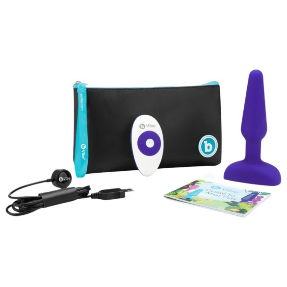 b-Vibe trio - 3 motoru anālais vibrators (violets)