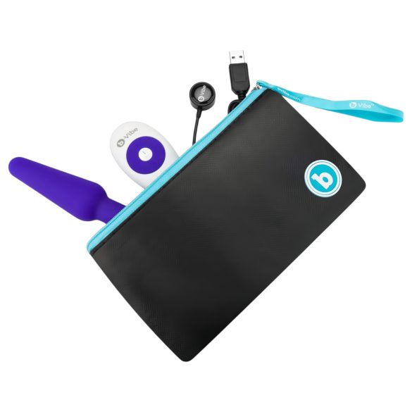 b-Vibe trio - 3 motoru anālais vibrators (violets)