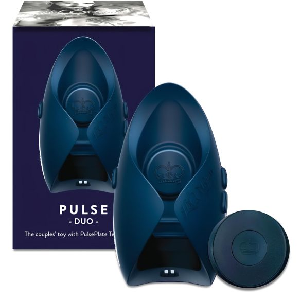 Pulse III Duo - uzlādējams masturbācijas un pāra vibrators (pelēks)