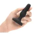 b-Vibe Novice - anālais vibrators iesācējiem melns