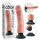 King Cock 9 ar piesūcekni (23 cm) - dabīgs vibrators