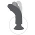 King Cock 9 ar piesūcekni (23 cm) - dabīgs vibrators