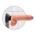 King Cock vibrators ar piesūcekni 18 cm naturāls