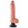 King Cock 10 piesūceknis vibrators (25 cm) - dabīgs