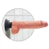 King Cock reālistisks dildo ar piesūcekni 25 cm, naturāls