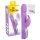 SMILE Push - klitoriālais vibrators ar stumšanas funkciju (violets)