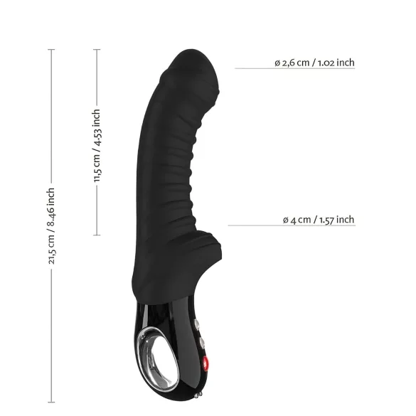 Fun Factory Tiger G5 - ūdensizturīgs G-punkta vibrators (melns)