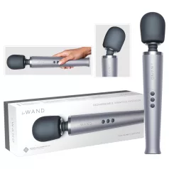 le Wand - akumulatora masāžas vibrators sudraba