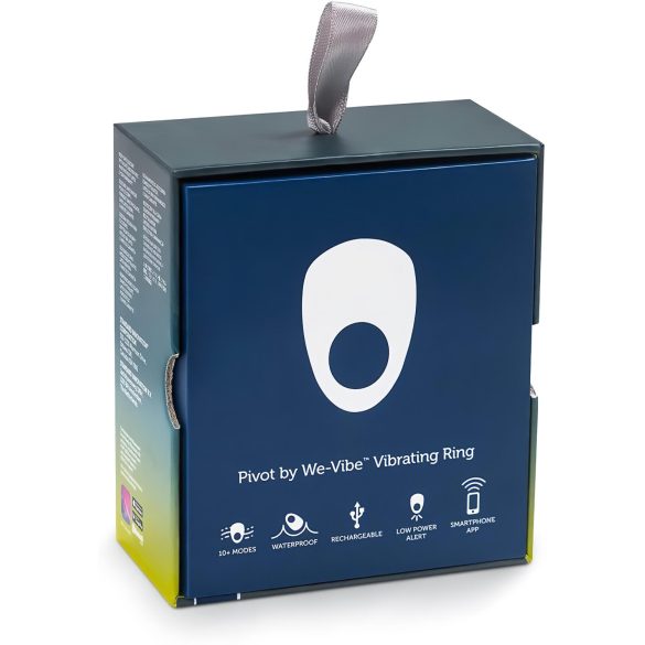 We-Vibe Pivot - uzlādējams vibrējošs erekcijas gredzens tumši zils