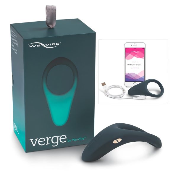 We-Vibe Verge - uzlādējams, vibrējošs dzimumlocekļa gredzens (pelēks)