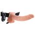 Fetish Strap-on piesprādzējams vibrators 23 cm dabīgs