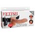 Fetiša strapons 7 - uzspraužamais vibrators (dabīgs)