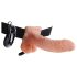 Fetiša strapons 7 - uzspraužamais vibrators (dabīgs)