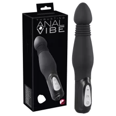 You2Toys - anālais vibrators ar bīdāmu funkciju melns