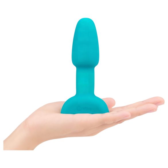 b-Vibe anālais vibrators ar rotējošām bumbiņām, tirkīza