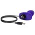 b-Vibe Rimming - rotējošs pērlīšu anālais vibrators (violets)