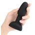b-Vibe Rimming - griešanās pērlīšu anālais vibrators (melns)