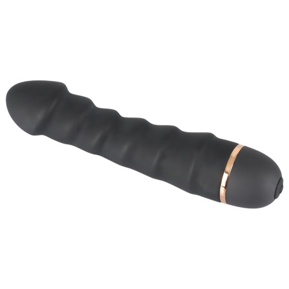 You2Toys - vibrators Bendy Ripple ar reljefu melns
