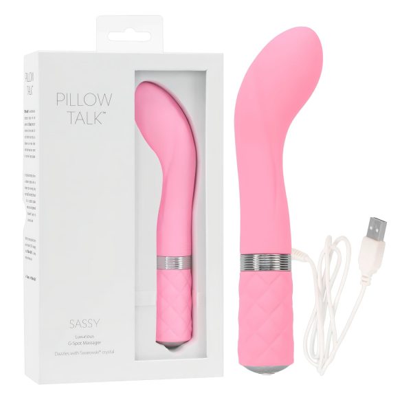 Pillow Talk Sassy - uzlādējams G-punkta vibrators (rozā)